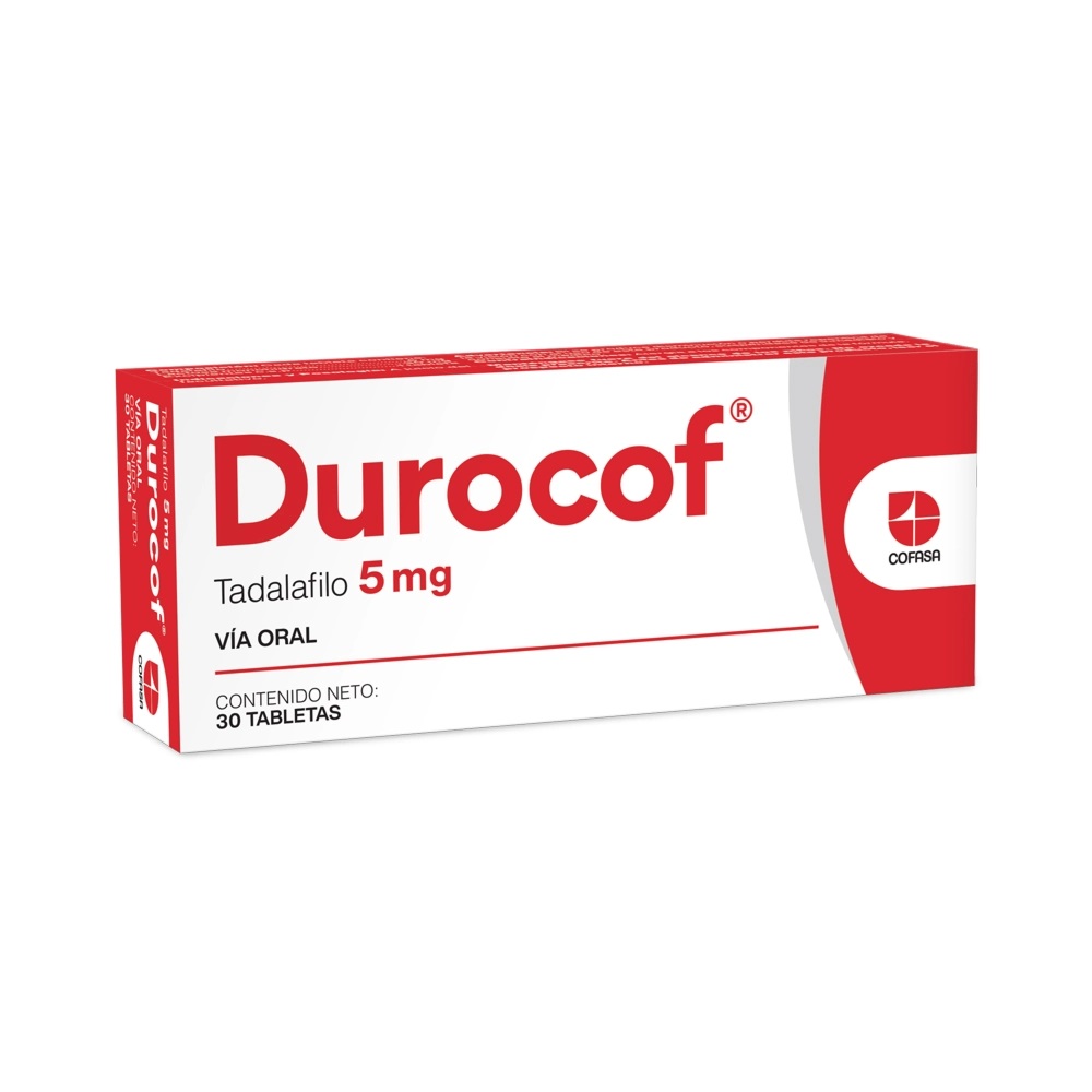 DUROCOF 5MG X 30TABL TADALAFILO COFASA