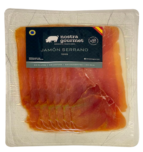 JAMON SERRANO 100GR NOSTRA GOURMET  LONCHEADO