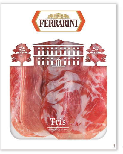 TRIS DE SALAMI FERRARINI 150GR LONCHEADO