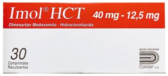 IMOL HCT 40MG 12,5MG X 30COMP OLMESARTAN DOLLDER