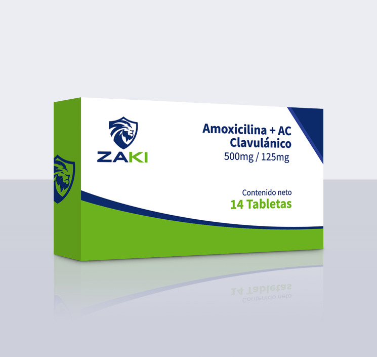 AMOXICILINA AC CLAV 500MG 125MG X 14TABL ZAKI