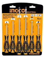 JUEGO DE DESTORNILLADORES INGCO 6PZAS