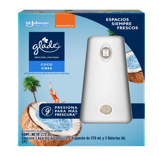 AMBIENTADOR GLADE 175GR COCO VINE APAR