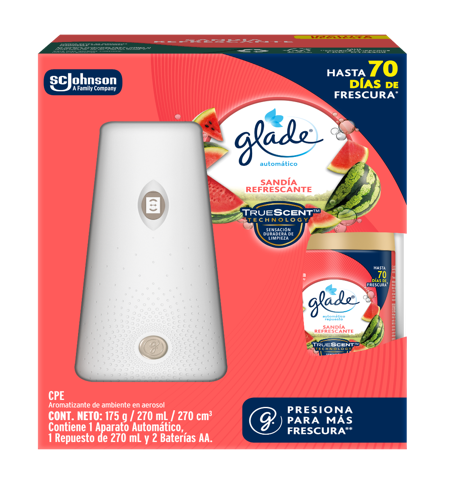 AMBIENTADOR GLADE 175GR SANDIA APAR