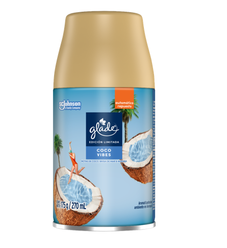 AMBIENTADOR GLADE 175GR COCO VIVE REP