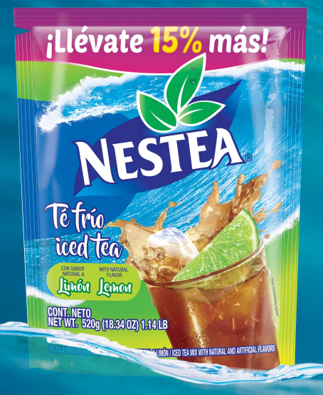 TE EN POLVO NESTEA 520GR LIMON