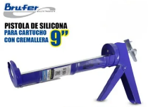 PISTOLA BRUFER P/SILICON CARTUCHO 9"