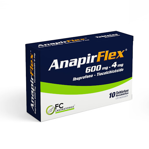 ANAPIRFLEX 600MG 4MG X 10TABL FC PHARMA