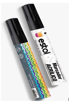 MARCADOR DE PIZARRA ESTOL NEGRO PTA RED X UND