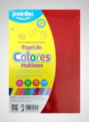 HOJAS DE COLORES POINTER 100UND CARTA