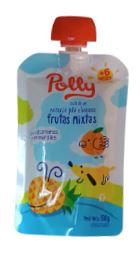 COLADO POLLY 100GR FRUTAS MIXTAS POUCH