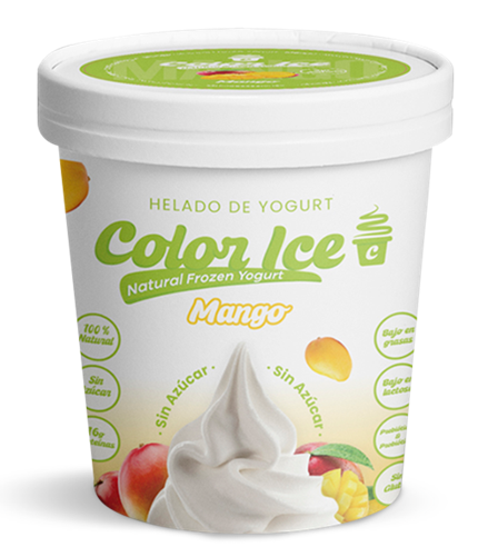 HELADO DE YOGURT COLOR ICE MANGO S/A