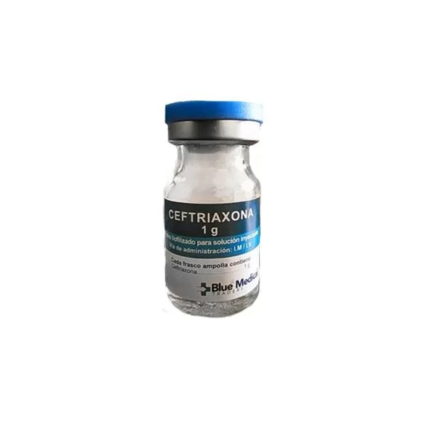 CETRIAXIN 1GR X 1VIAL SOL INY IM IV BLUE MEDICAL