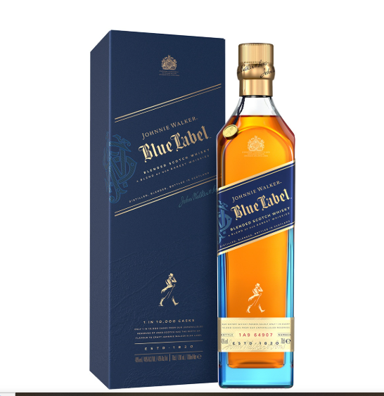 WHISKY J.W BLACK LABEL 0.70LT  18AÑOS PLATINUM