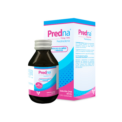 PREDNA PED 15MG/5ML X 60ML SOL ORAL PEDNISONA VARGAS