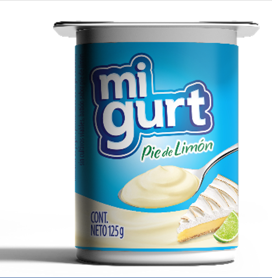 YOGURT MIGURT 125GR PIE DE LIMON