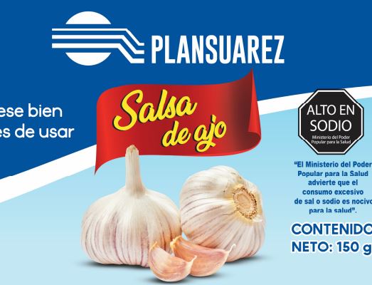 SALSA PLANSUAREZ 150ML AJO