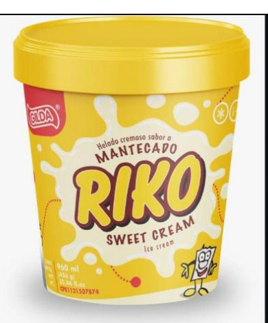 HELADO GILDA 960ML RIKO MANTECADO