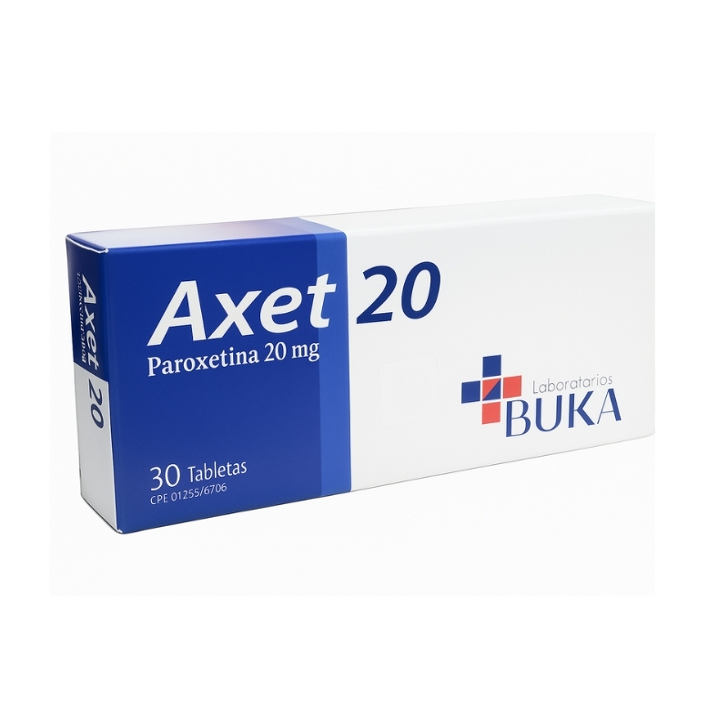 AXET20 20MG X 30TABL PAROXETINA BUKA