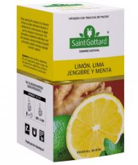 INFUSION SAINTGOTTARD 20UND LIMON LIMA JENGIBRE MENTA