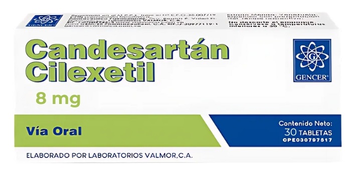 CANDESARTAN 8MG X 30TABL GENCER
