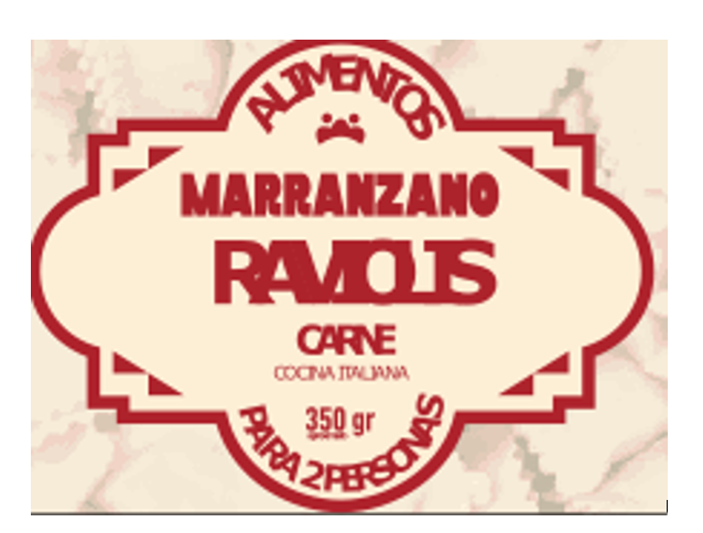 PASTA RAVIOLIS MARRANZANO 350GR CARNE