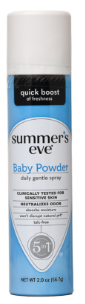 DESOD INTIMO SUMMER'S EVE 56,7G SPRAY BABY POWDER
