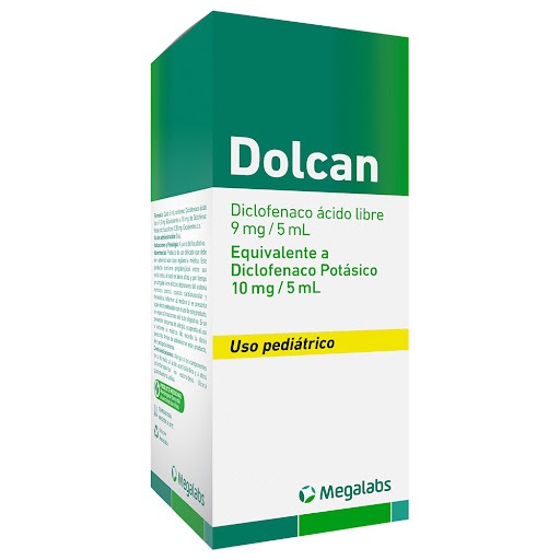 DOLCAN SUSP PED 10MG/5ML X 60ML DICLOFENAC POT MEGALABS