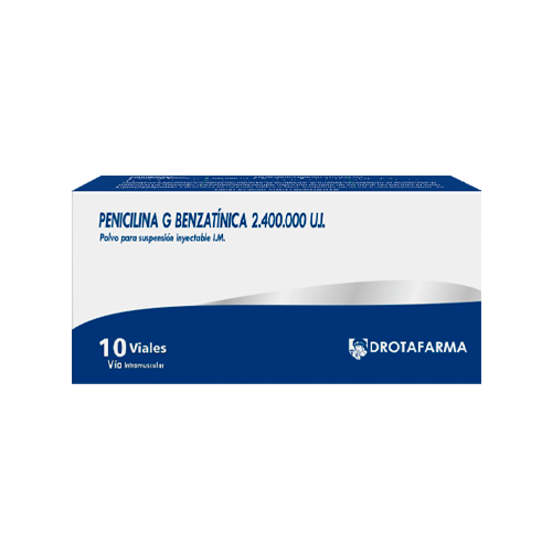 PENICILINA G BENZATINICA 2400000UI X 1AMP IM DROTAFARMA