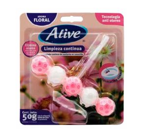 LIMPIADOR DE POCETAS ALIVE 50GR FLORAL 5 EN 1