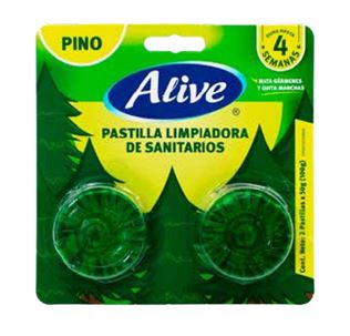 PASTILLA DE POCETAS ALIVE 50GR 2UND PINO