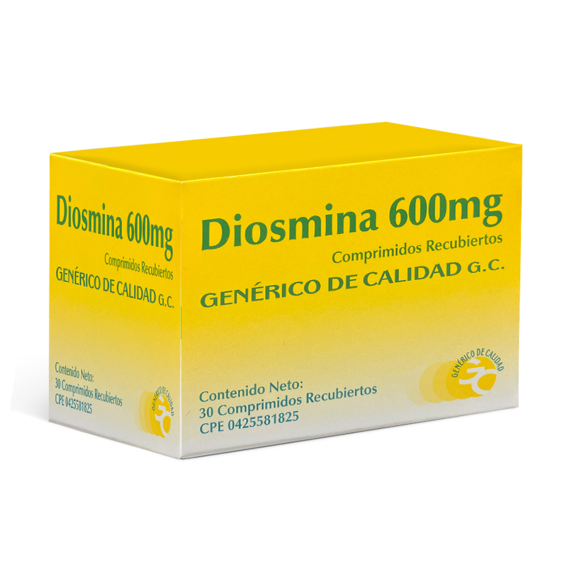 DIOSMINA 600MG X 30COMP GENERICO DE CALIDAD