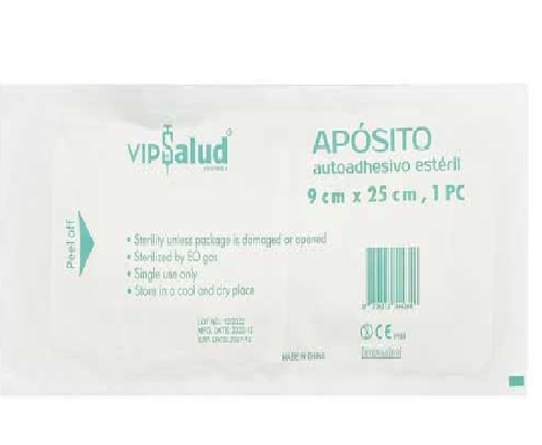 APOSITO AUTOADHE ESTERIL 9CM X 5 CMS 1PIEZA VIPSALUP