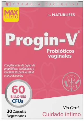 PROGIN V 60BILLONES X 30CAPS VAG NATURLIFES