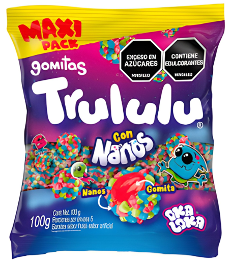 GOMITAS TRULULU 100GR NANOS OKA LOCA