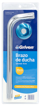 BRAZO DE DUCHA GRIVEN 35CM