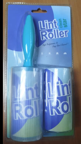 RODILLO ADHESIVO REMOVEDOR DE PELUSAS + REPUESTO