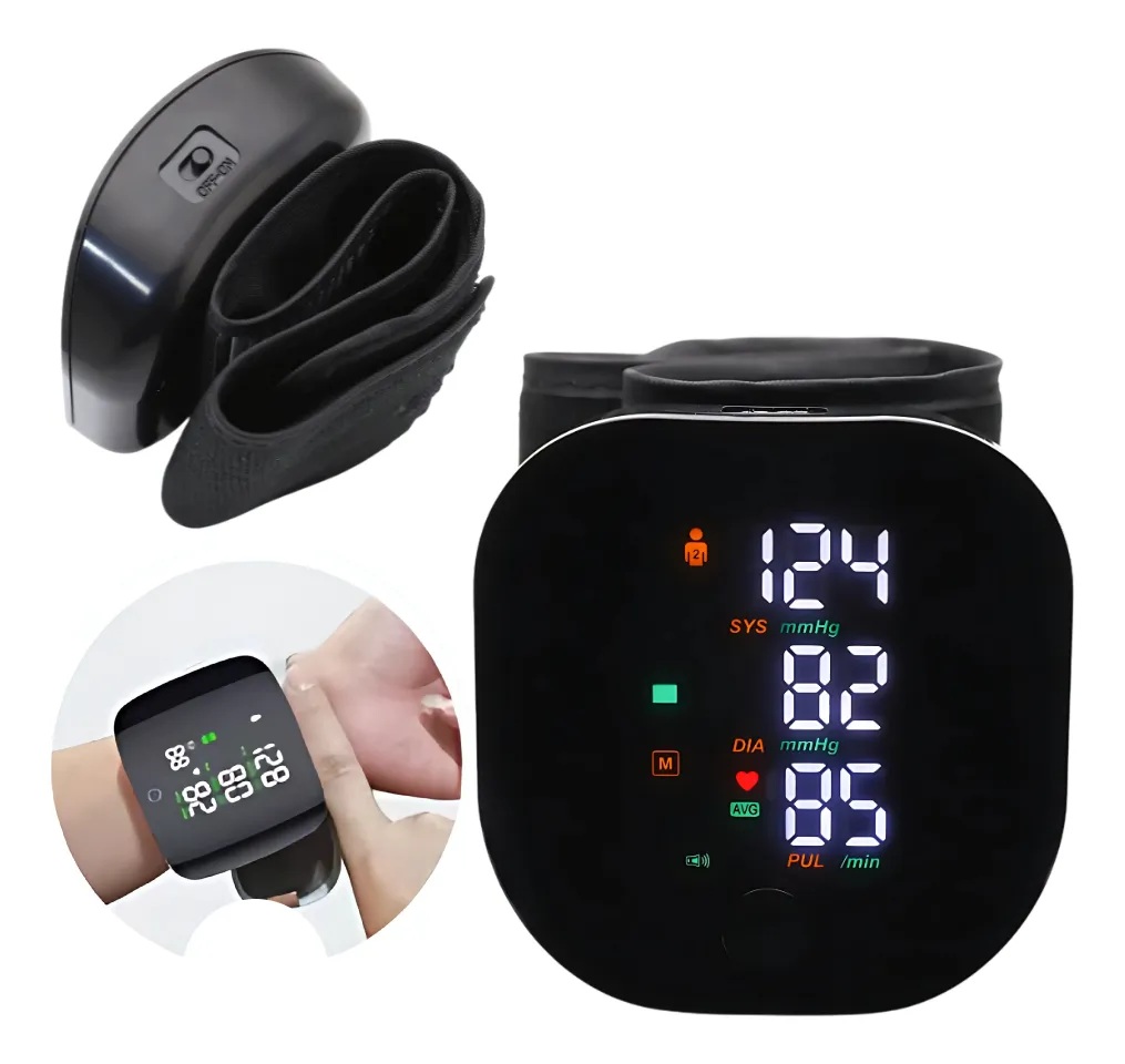 TENSIOMETRO DIGITAL DE MUÑECA X 1UND NEGRO VITALMED