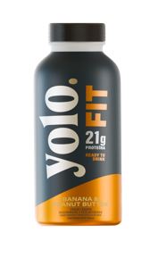 YOGURT YOLO 300ML DESLAC FIT BANANA PEANUT BUTTER