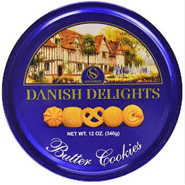 GALLETAS DANISH DELIGHTS 340GR MANTEQUILLA