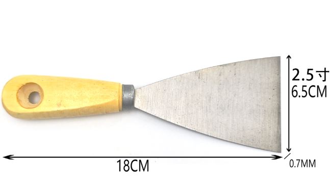 ESPATULA MANGO MADERA 2.5"