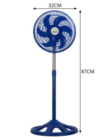 VENTILADOR PLAST BERNICE 10" AZUL