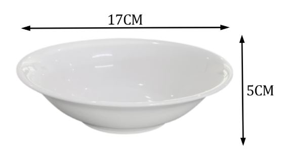 PLATO PORCELANA SOPERO 7" BLANCO