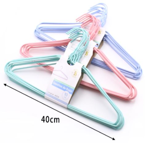 GANCHO DE ROPA 10PCS 40CM