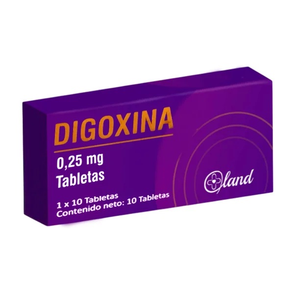 DIGOXINA 0,25MG X 10TABL LAND