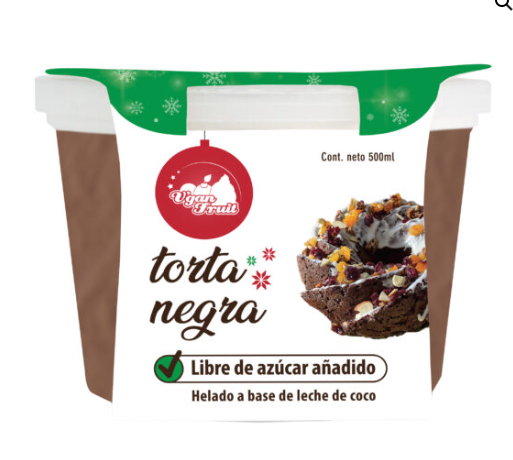 HELADO VGAN FRUIT 500ML TORTA NEGRA