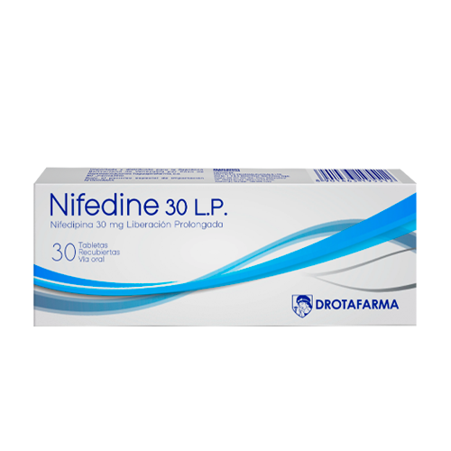 NIFEDINE LP 30MG X 30TABL DROTAFARMA