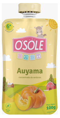 COLADO OSOLE 100GR AUYAMA