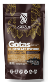 GOTAS DE CHOCOLATE CARAQUE 500GR OSCURO S/A