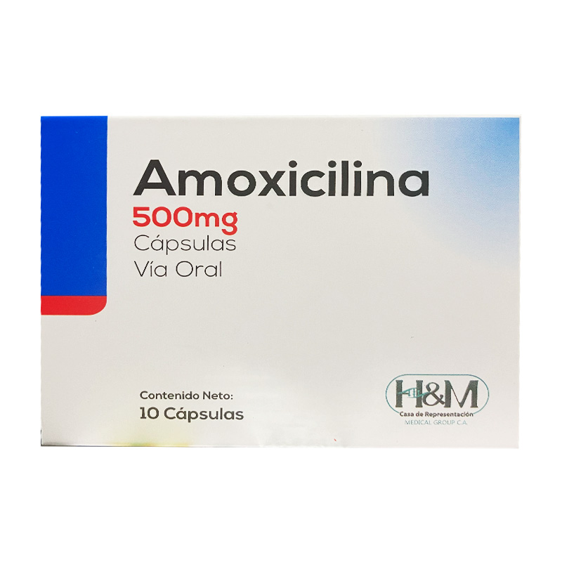 AMOXICILINA 500MG X 10CAPS H&amp;M